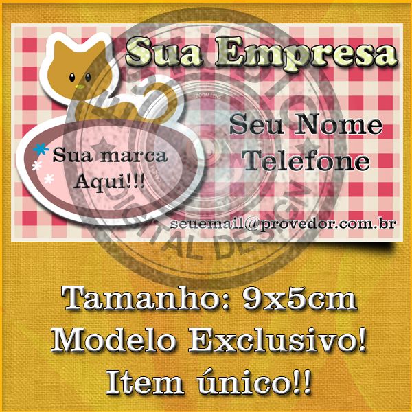 Cartão Visita Personalizável