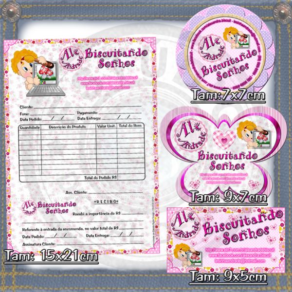 Kit Identidade visual 4 itens